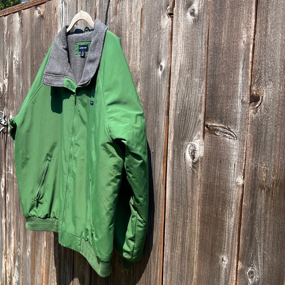 Land’s End windproof green coat size XL - Picture 4 of 16